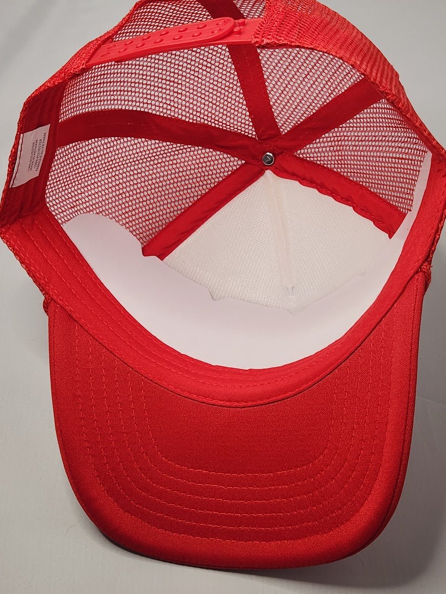Original Mother's Red & White Snapback Rope Trucker Hat - LMG Shop