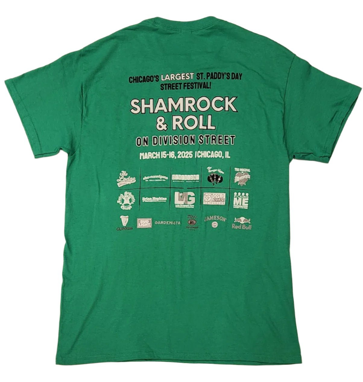Shamrock & Roll Division St Paddy's Day 2025 T-Shirt - LMG Shop