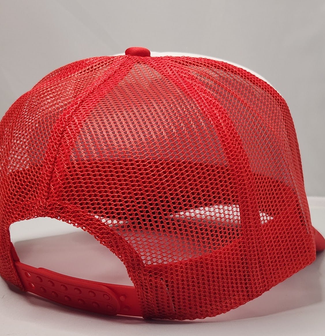 Original Mother's Red & White Snapback Rope Trucker Hat - LMG Shop
