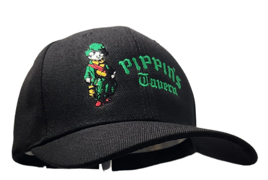 Pippin's Black & Green Embroidered Adjustable Hat - LMG Shop