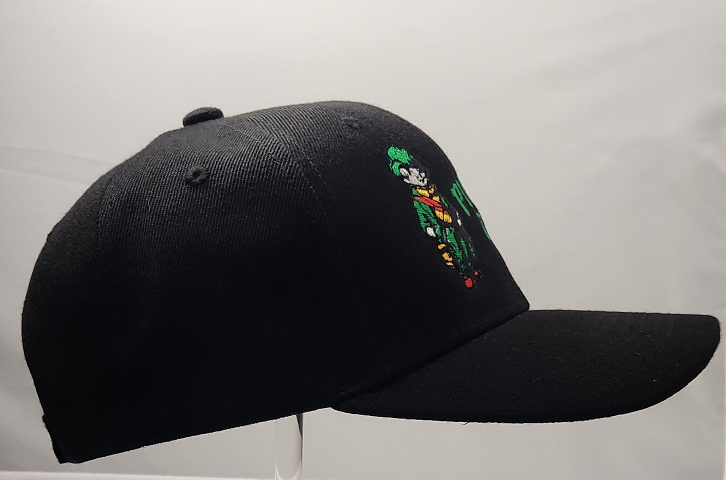 Pippin's Black & Green Embroidered Adjustable Hat - LMG Shop