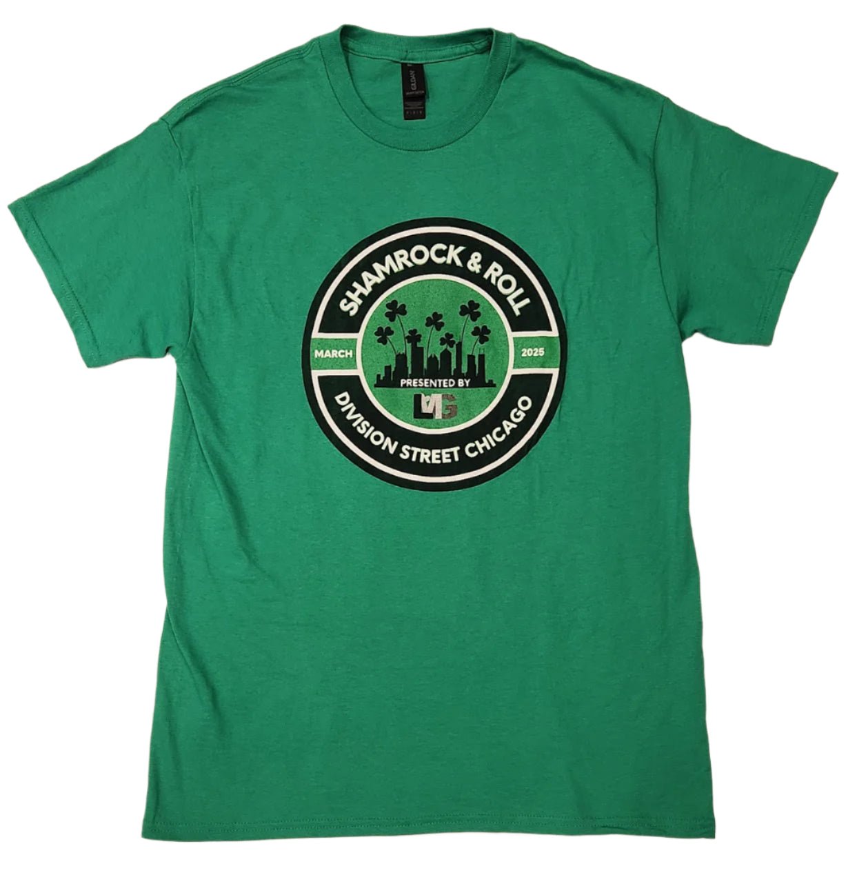 Shamrock & Roll Division St Paddy's Day 2025 T-Shirt - LMG Shop