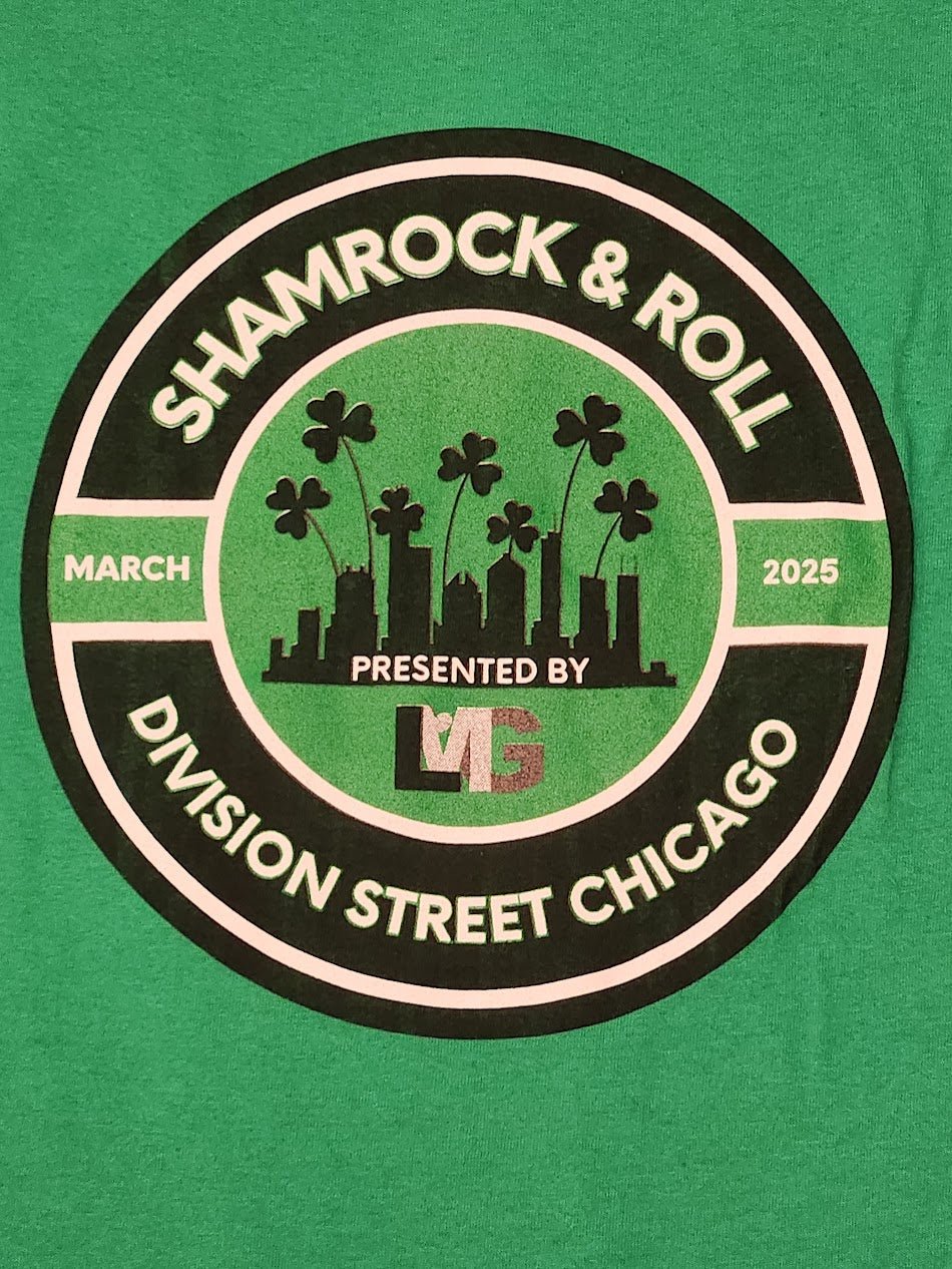 Shamrock & Roll Division St Paddy's Day 2025 T-Shirt - LMG Shop