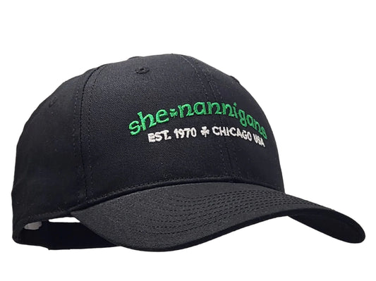 She - nannigans Chicago Adjustable Black Hat - LMG Shop