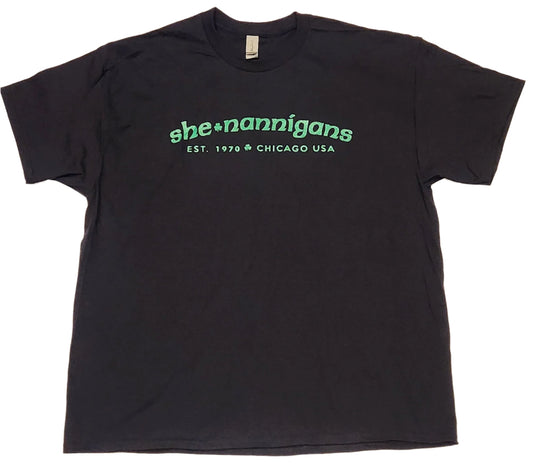 She - nannigans Short Sleeve T-Shirt Chicago Est. 1970 - LMG Shop