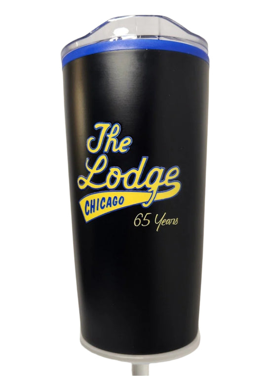 The Lodge 20oz Black Tumbler - BPA Free - LMG Shop