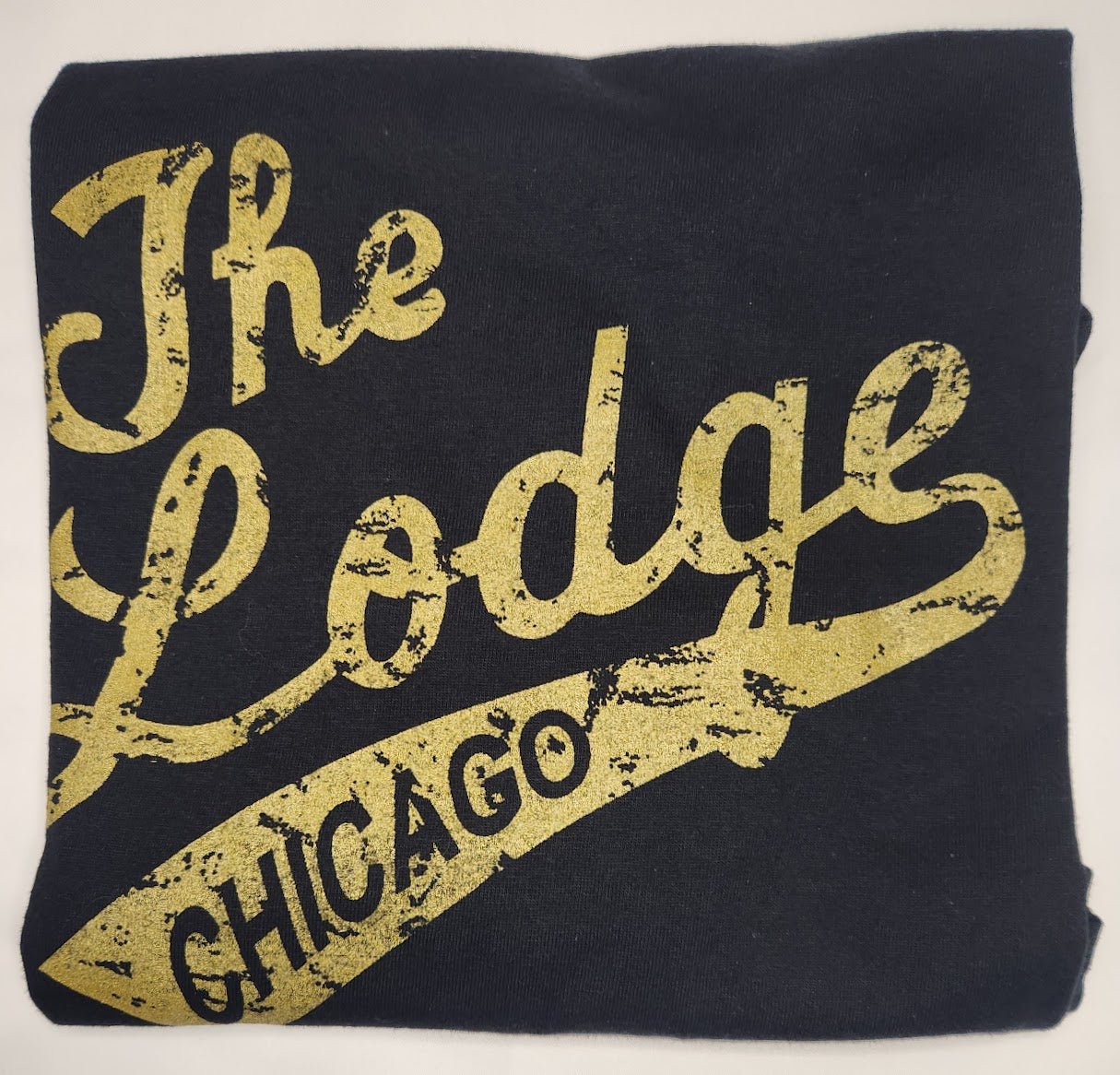 The Lodge Tavern Chicago Big Logo Black T-Shirt - LMG Shop