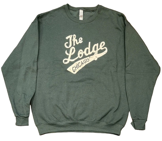 The Lodge Tavern Chicago Green Big Logo Sweatshirt - LMG Shop