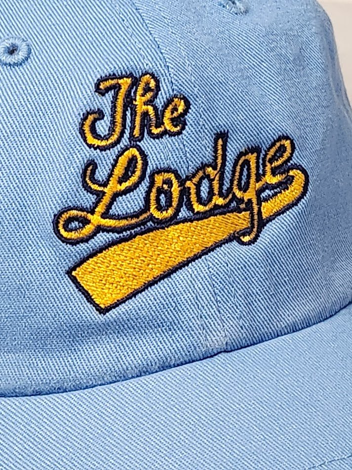 The Lodge Tavern Collegiate Style Adjustable Hat - Sky Blue - LMG Shop