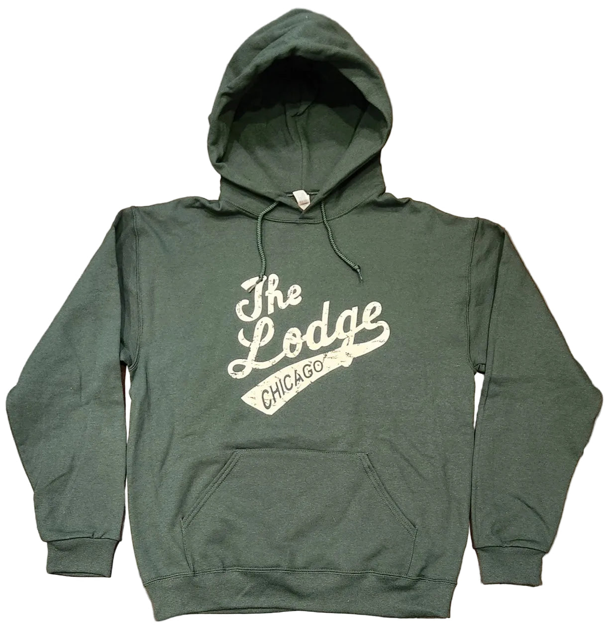 The Lodge Tavern Green Big Logo Hoodie - LMG Shop