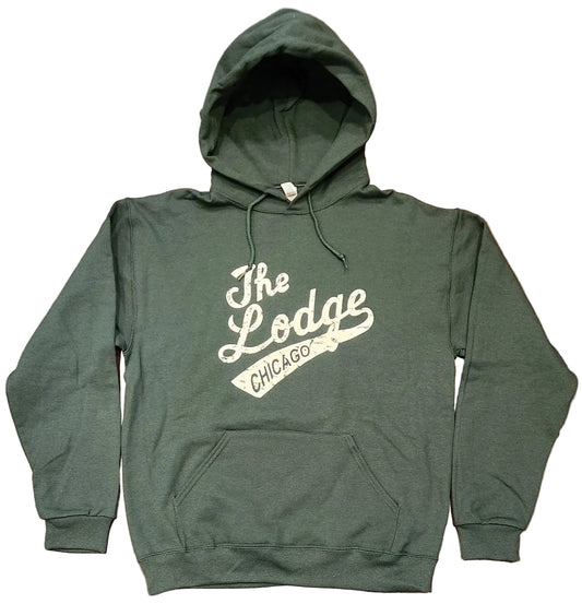 The Lodge Tavern Green Big Logo Hoodie - LMG Shop