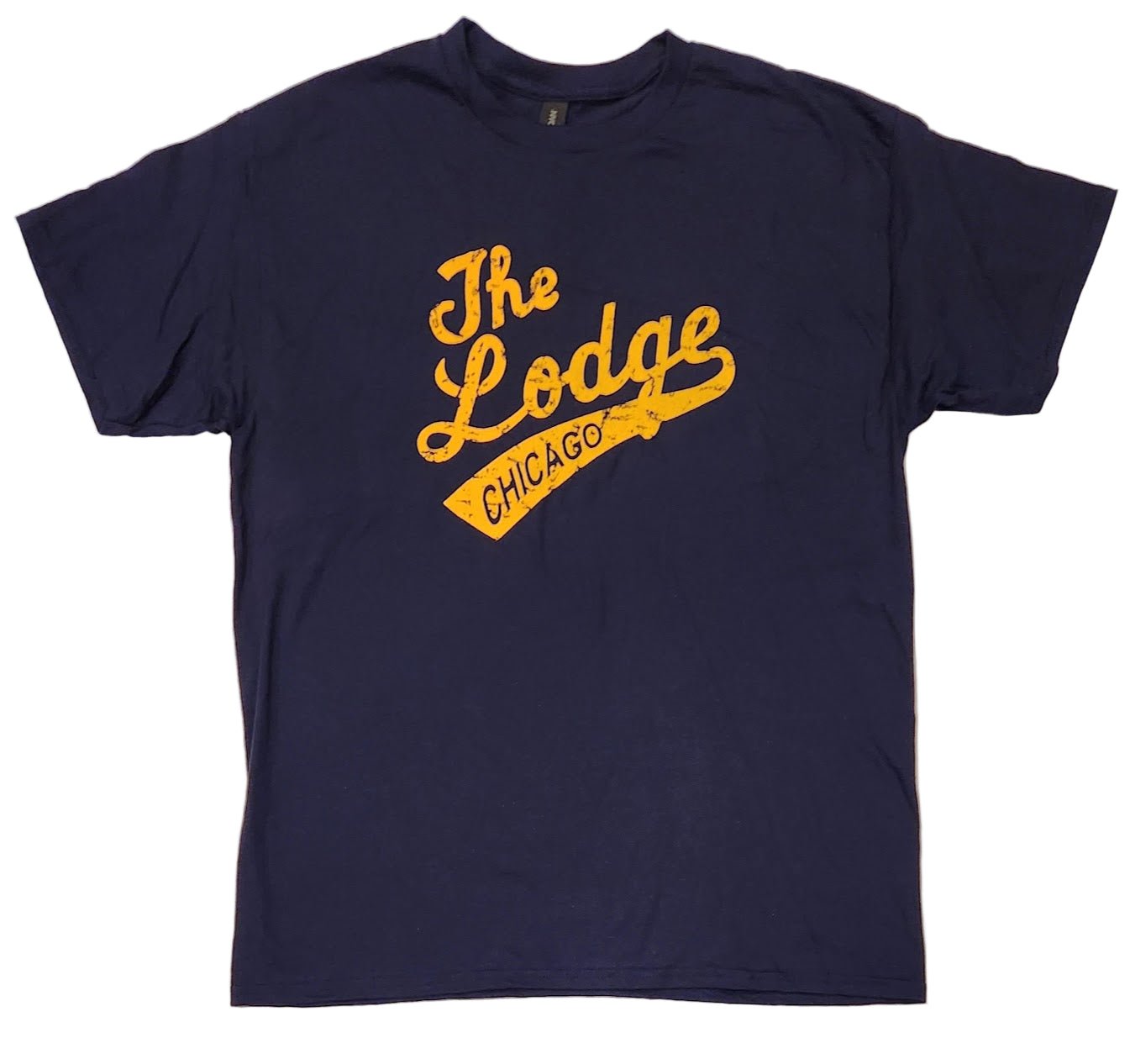The Lodge Tavern Navy Blue Short Sleeve Shirt - LMG Shop