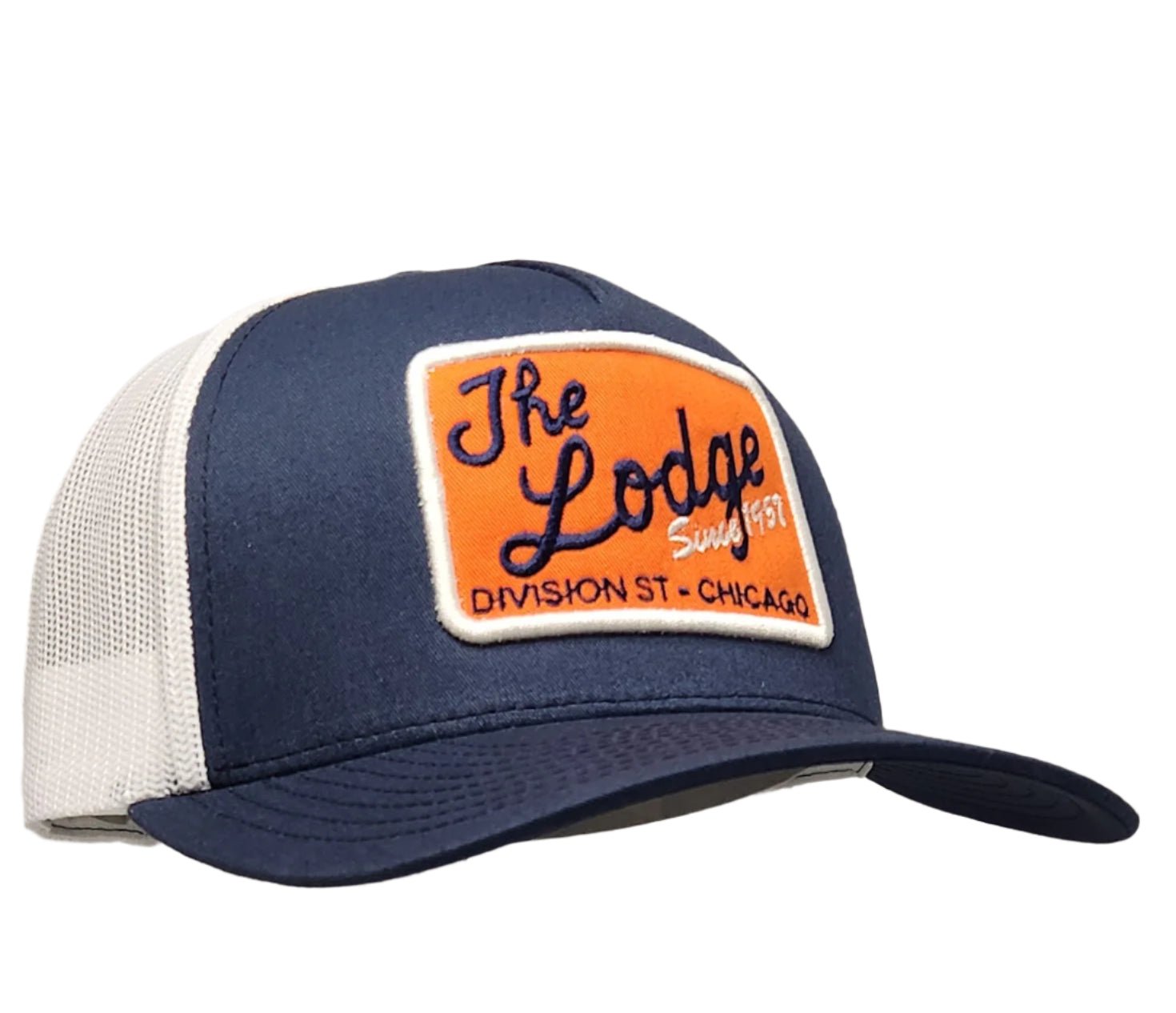 The Lodge Tavern Navy w/ Orange Patch Hat - LMG Shop