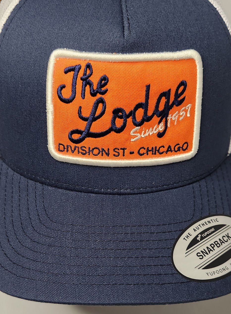 The Lodge Tavern Navy w/ Orange Patch Hat - LMG Shop