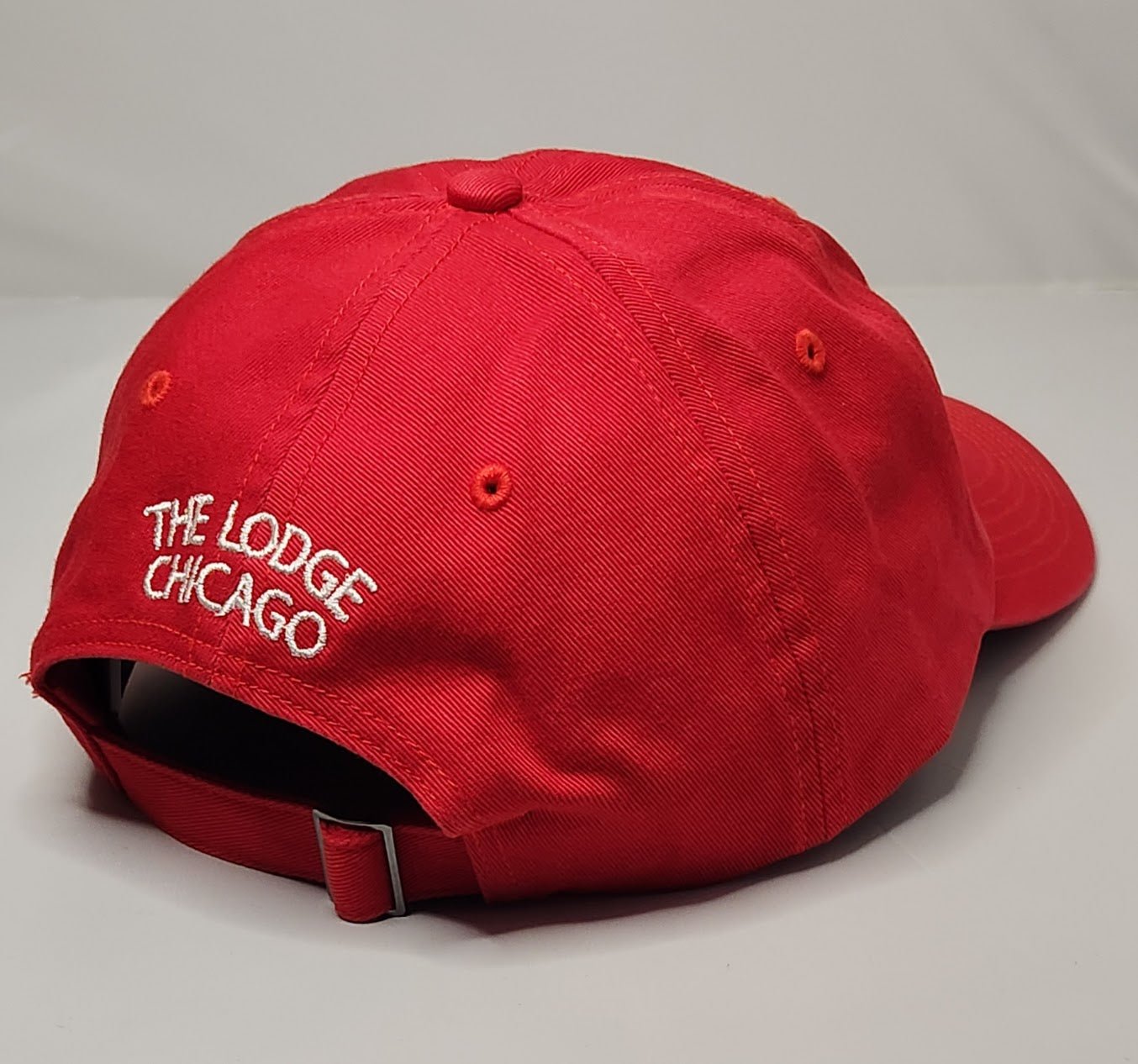 The Lodge Tavern Red Collegiate Style Hat - LMG Shop