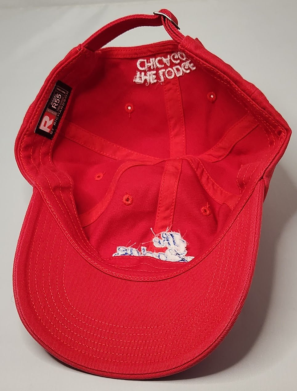The Lodge Tavern Red Collegiate Style Hat - LMG Shop