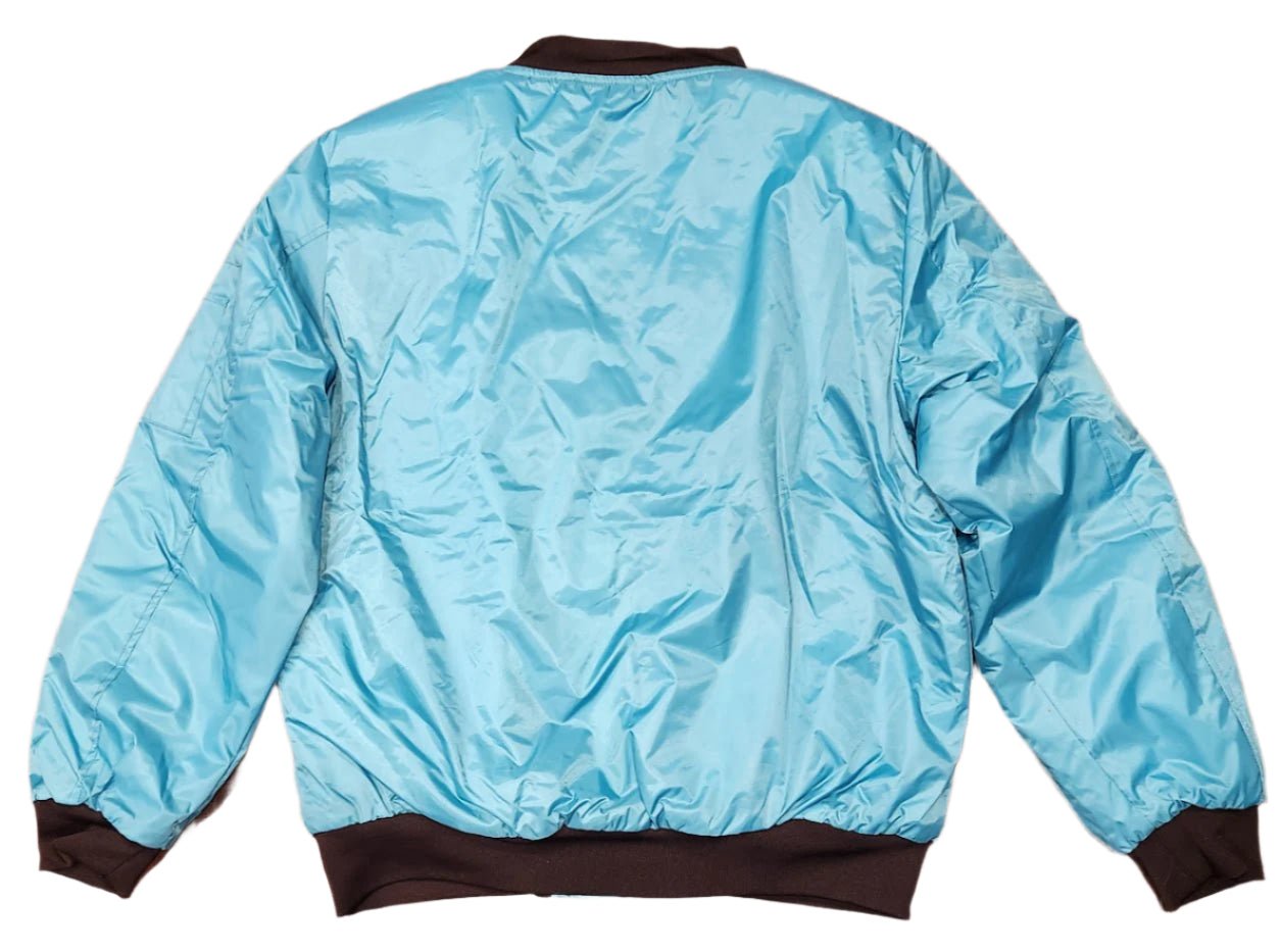 The Lodge Tavern Teal Blue Flight Jacket - LMG Shop