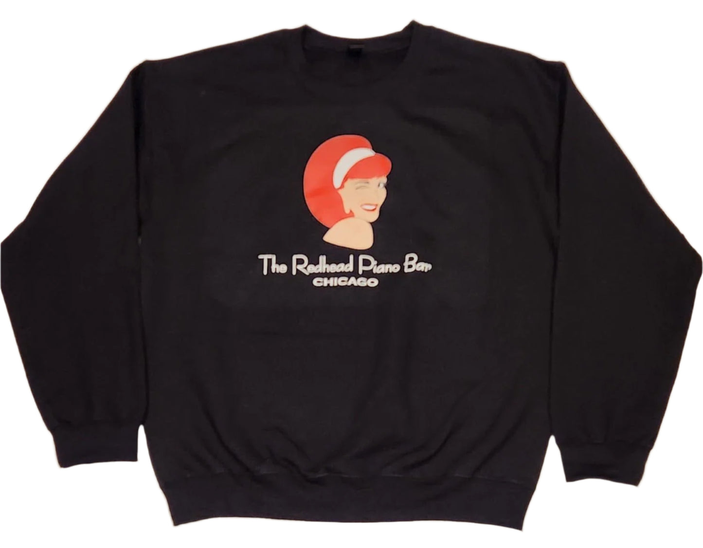 The Redhead Piano Bar Chicago Black Sweatshirt - LMG Shop