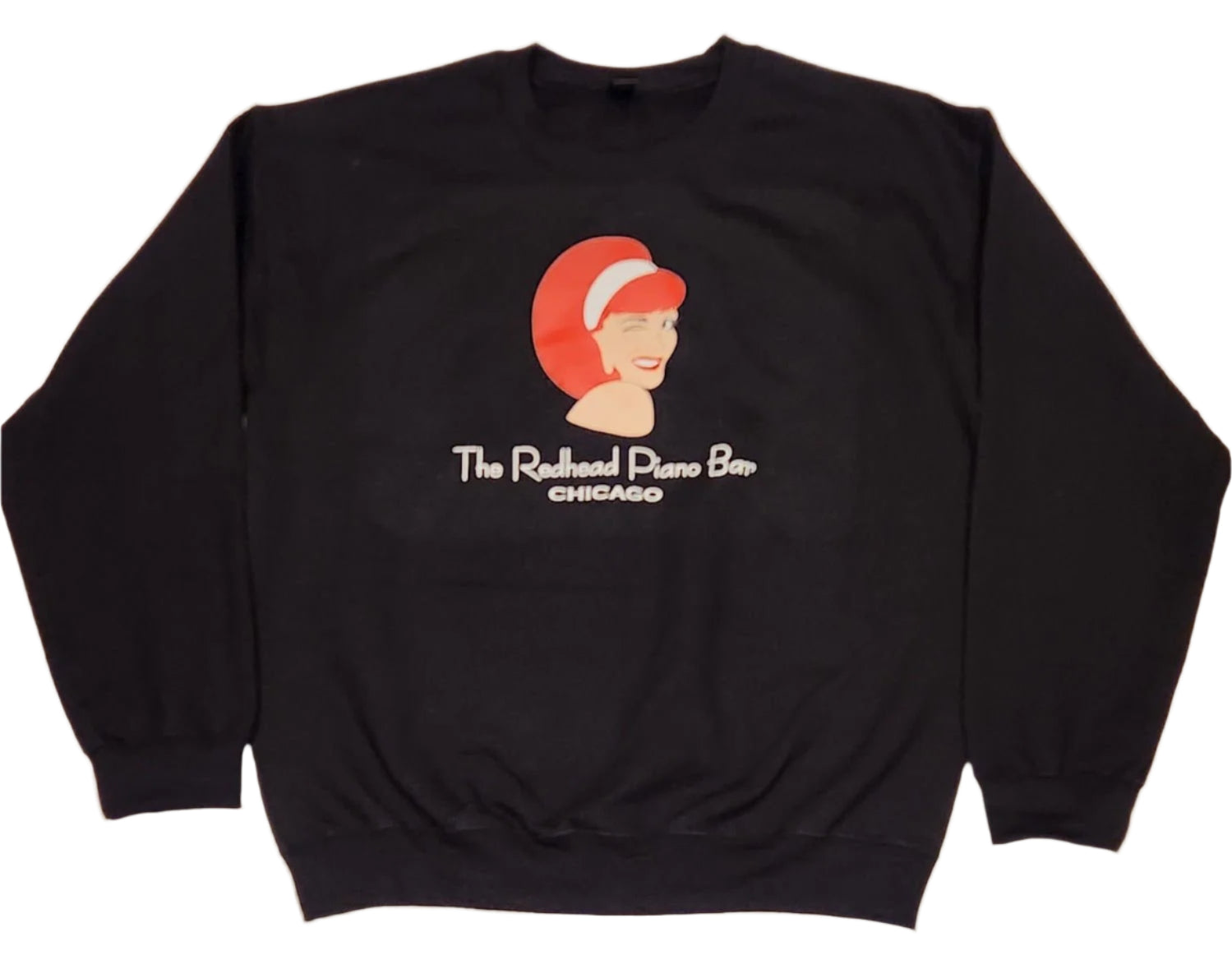 The Redhead Piano Bar Chicago Black Sweatshirt - LMG Shop