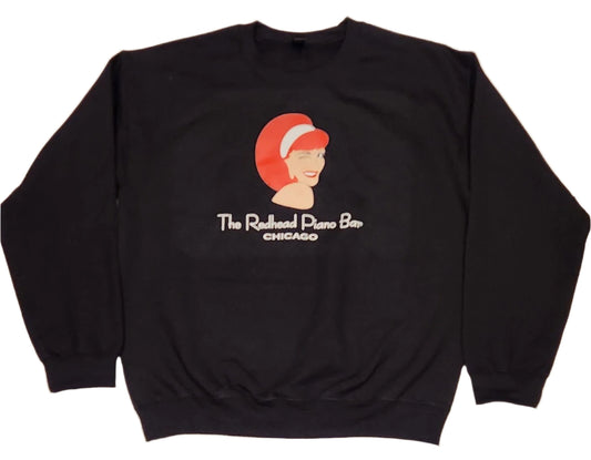 The Redhead Piano Bar Chicago Black Sweatshirt - LMG Shop